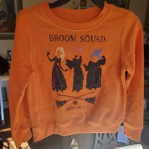 Girls orange hocus pocus swestshirt